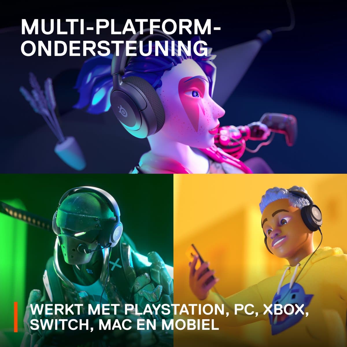 SteelSeries Arctis Nova 1P bedraad met microfoon thumbnail 8
