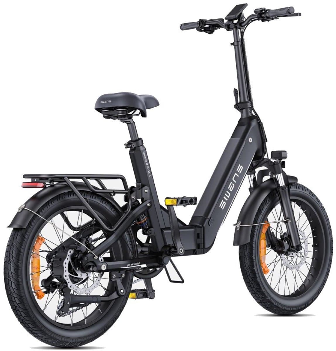 ENGWE L20 3.0 Boost E-Bike -20 inch - 85km actieradius - 250W motor - zwart thumbnail 6