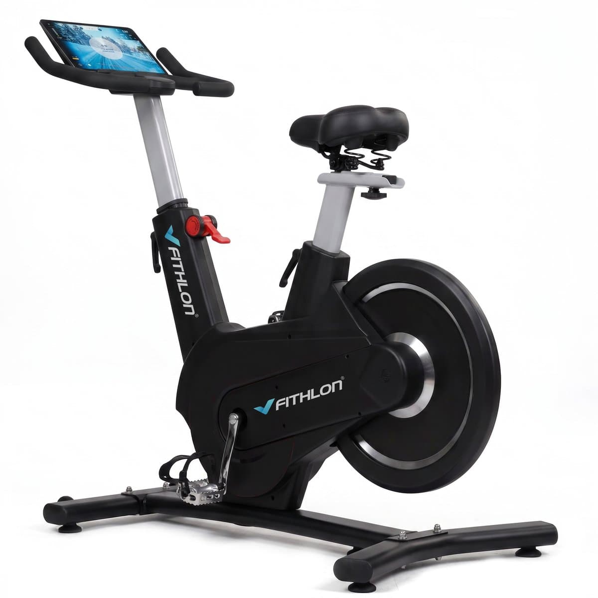 Fithlon Le Tour Hometrainer - Fitnessfiets - Inclusief App - Kinomap & Zwift Compatibiliteit - Spinningfiets - Ergonomisch & Stil - Hometrainers Fitness voor Thuis