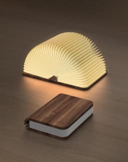 Productfoto van 12 Cm Boeklamp Hout - Opvouwbare Boekenlamp