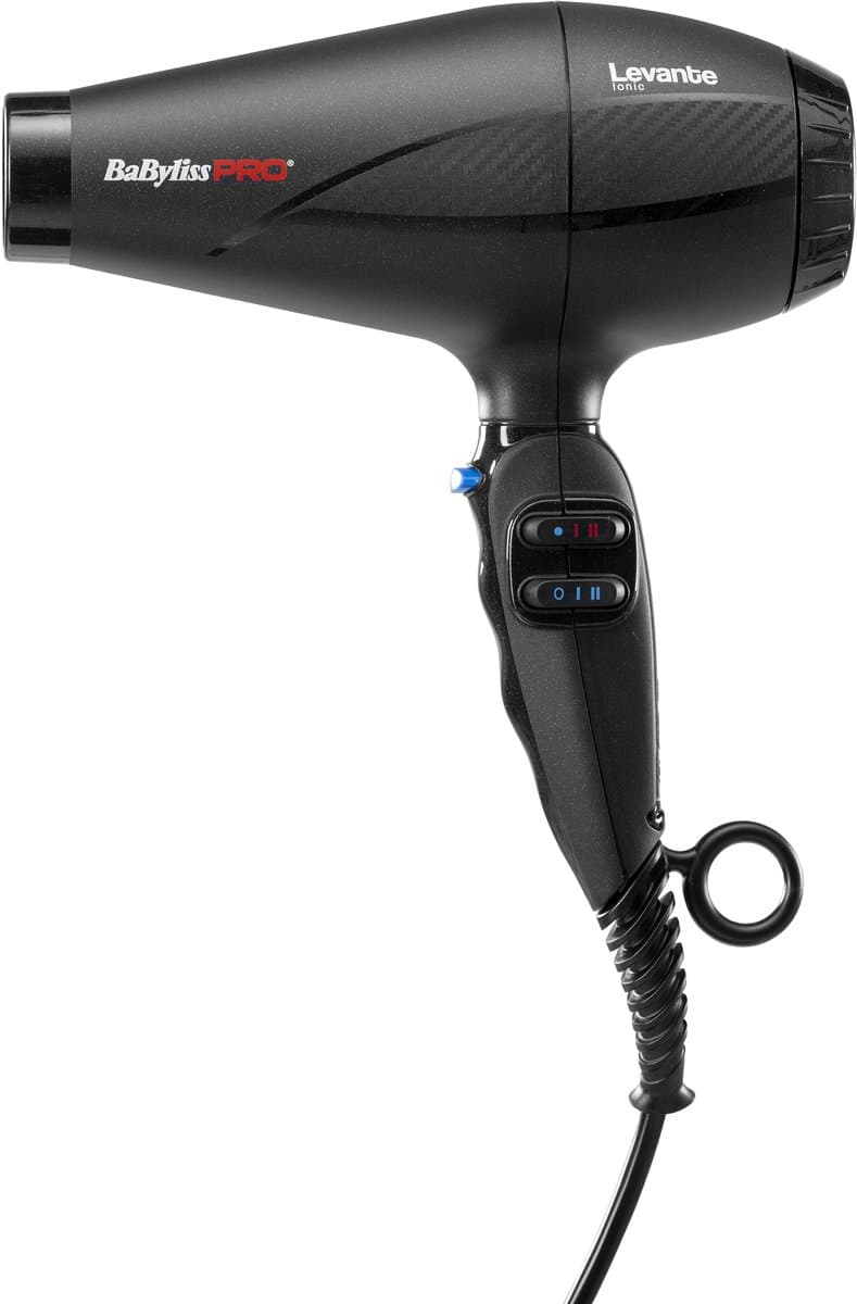 BabylissPRO Levante Föhn BAB6950IE - 2100W AC motor - Ionische functie - 141 km/h - 2 blaasmonden - Professionele haardroger thumbnail 2