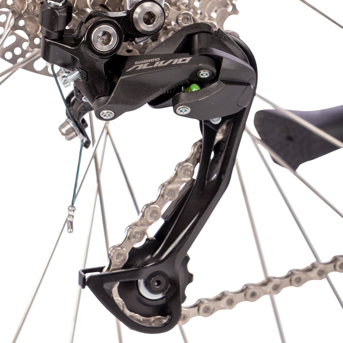 SAXXX Deluxe Sport Elektrische Fiets - 28 inch E-Bike - 250W Middenmotor - 70Nm Koppel - 418Wh Geïntegreerde Accu - Shimano Alivio 9 Versnellingen - Shimano MT200 Hydraulische Schijfremmen - glanzend bordeauxrood thumbnail 4