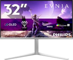 Productfoto van Philips Evnia 6000 32M2N6901A/00 computer monitor 80 cm (31.5") 3840 x 2160 Pixels 4K Ultra HD QD-OLED Wit