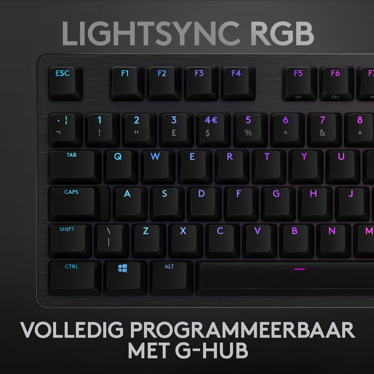 Logitech G512 - Mechanisch Gaming Toetsenbord - US Layout thumbnail 3