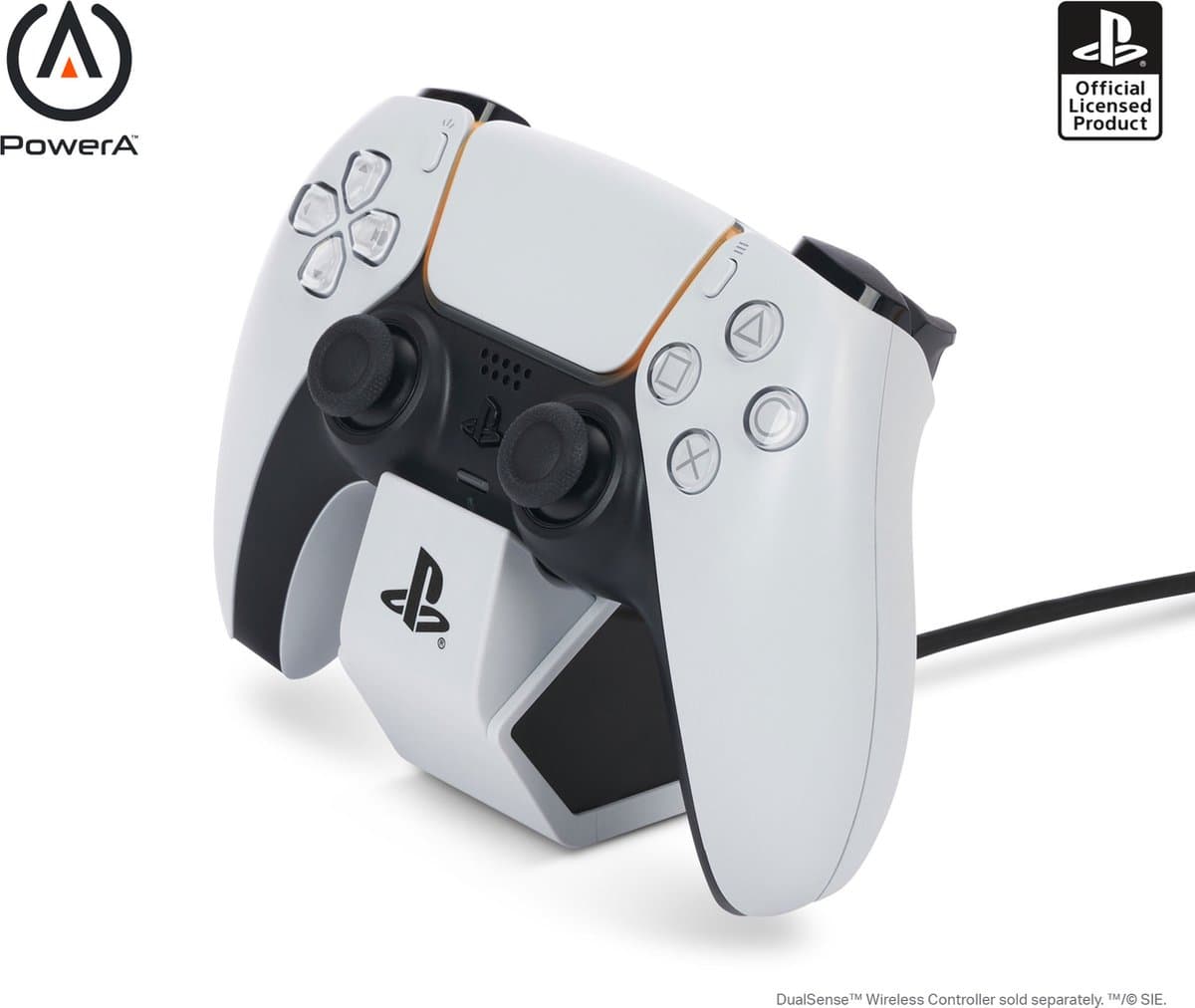 PowerA PS5 Solo-oplaadstation voor DualSense Draadloze Controller – Wit thumbnail 4