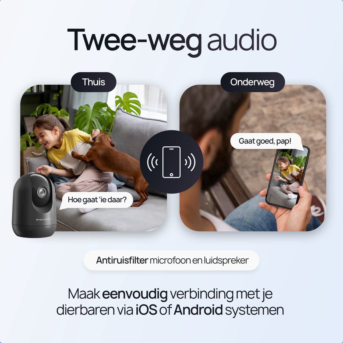 Protectly 2K Beveiligingscamera binnen met 64GB SD en app thumbnail 7