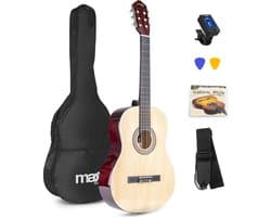 MAX SoloArt Klassieke Gitaar 4/4 Beginnersset - afbeelding 1