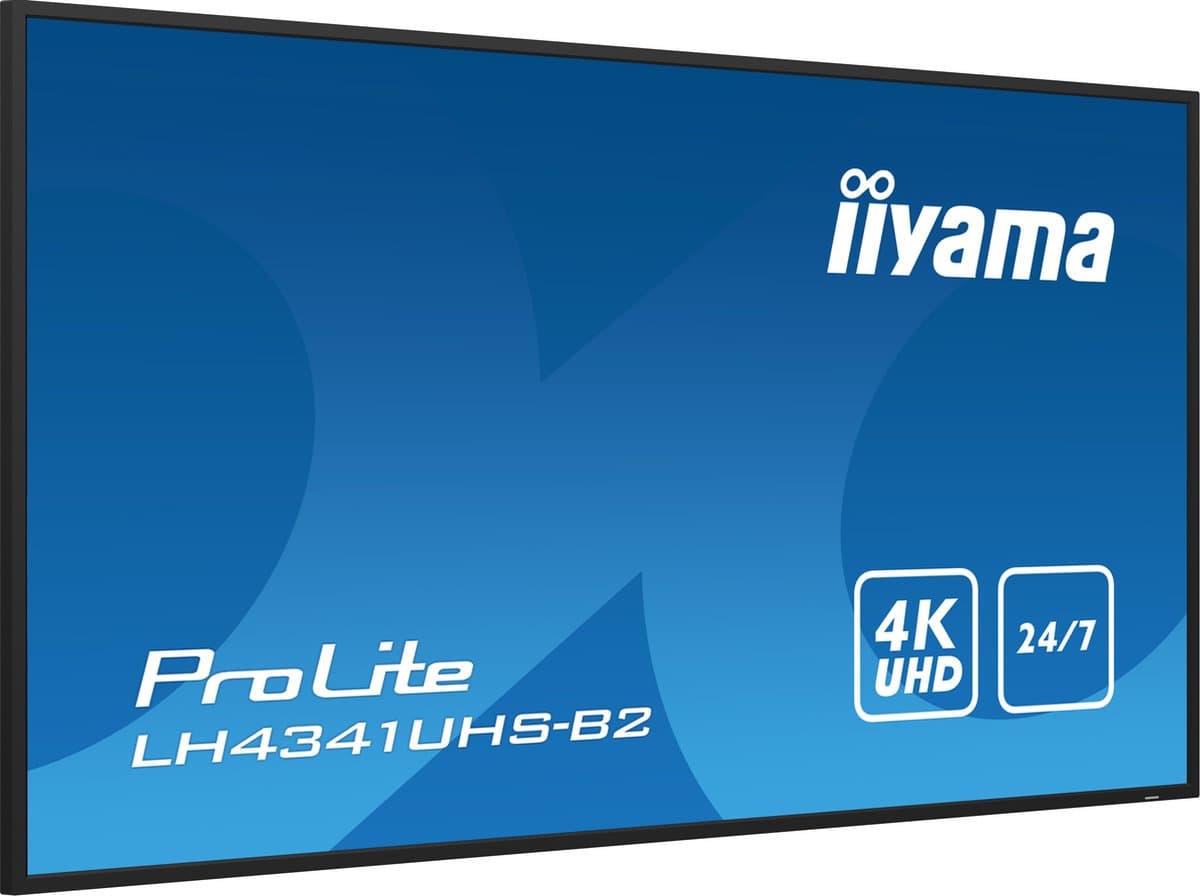 iiyama ProLite LH4341UHS-B2 - 43 Inch - IPS - 4K - 24/7 werktijd - 500 cd/mÂ² thumbnail 6