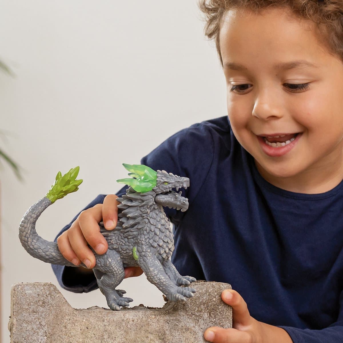 Schleich Eldrador Steendraak: gedetailleerde speelfiguur met kristallen thumbnail 7