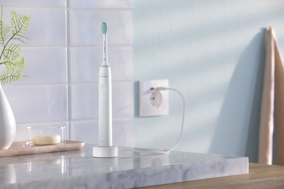 Philips Sonicare Series 3100 HX3675/13 - Elektrische tandenborstel - Wit - Duopack thumbnail 5