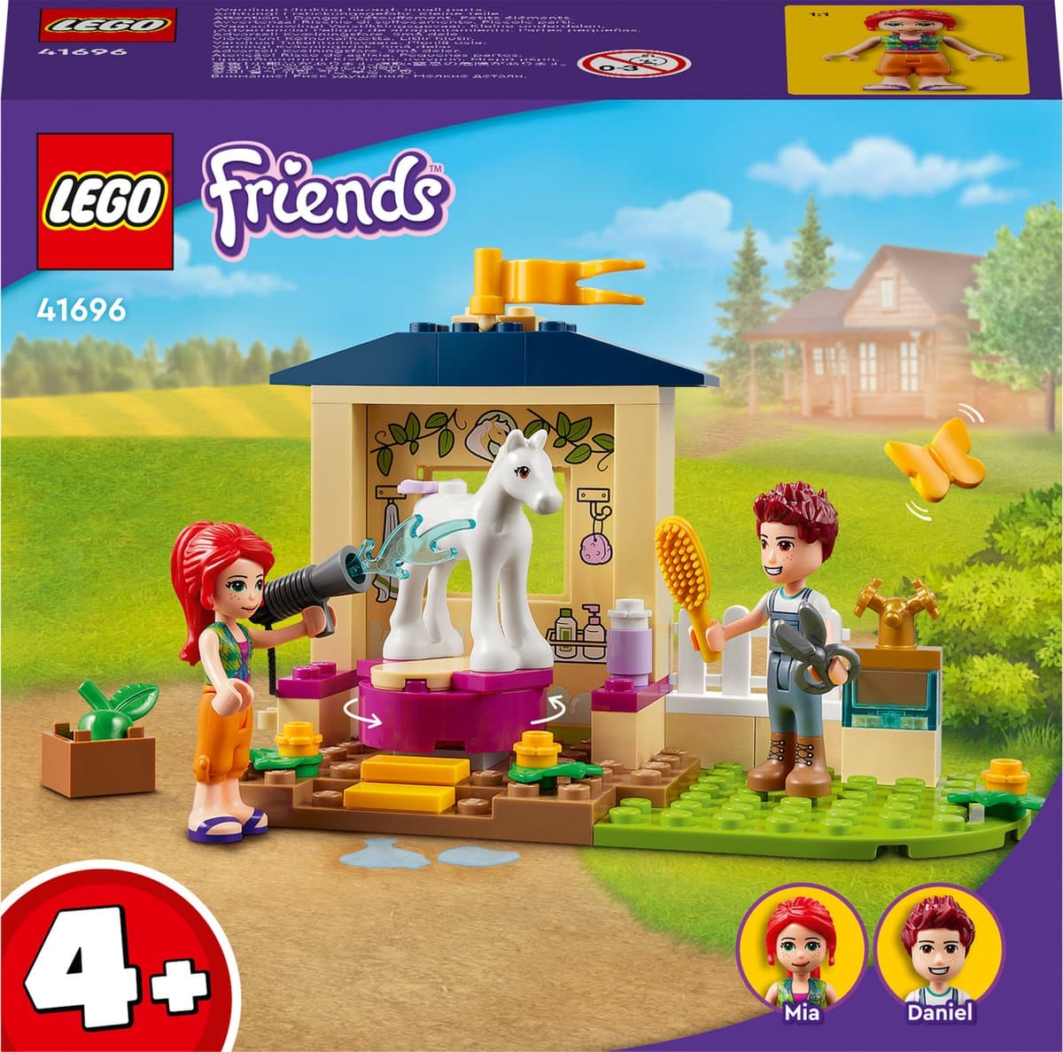 LEGO Friends Ponywasstal: bouwset met paardenverzorging voor kids