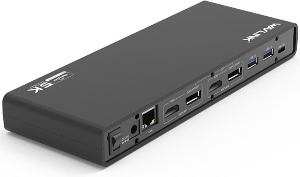 Wavlink USB-C Universal Docking Station met Dual 4K Display voor laptop of MacBook thumbnail 5