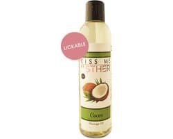 Sther Premium Massageolie - Cocos (Coconut) - 250ml - Natuurlijk Glijmiddel op Oliebasis - Met Avocado-olie - Langdurig Glijvermogen