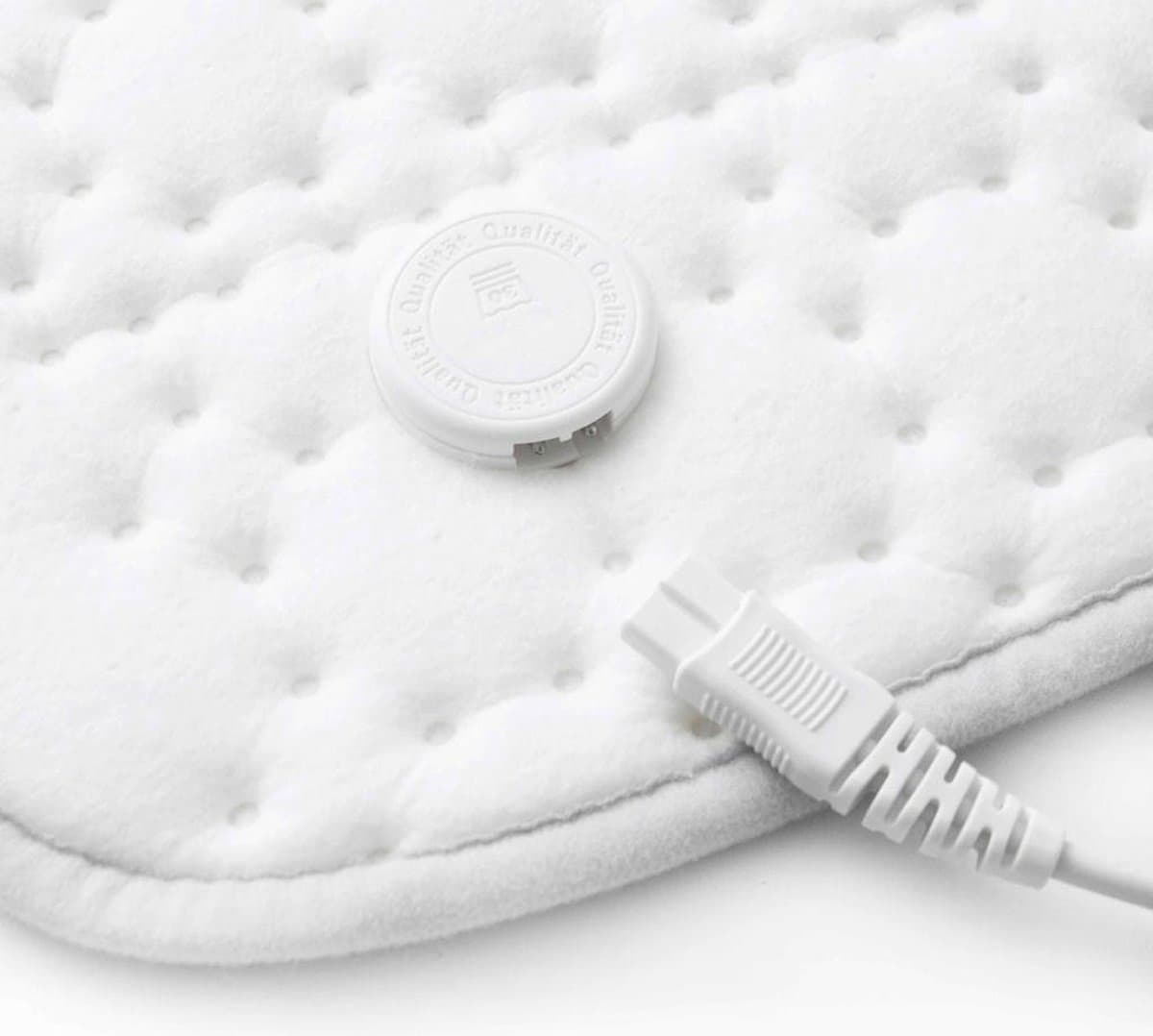 Inventum HN1300V elektrische onderdeken 150x80 cm - Eenpersoons - Aparte voetzone - 4 warmtestanden - Warmtedeken - Uitwasbaar - Automatische uitschakeling - Oververhittingsbeveiliging - Fleece - Wit thumbnail 3