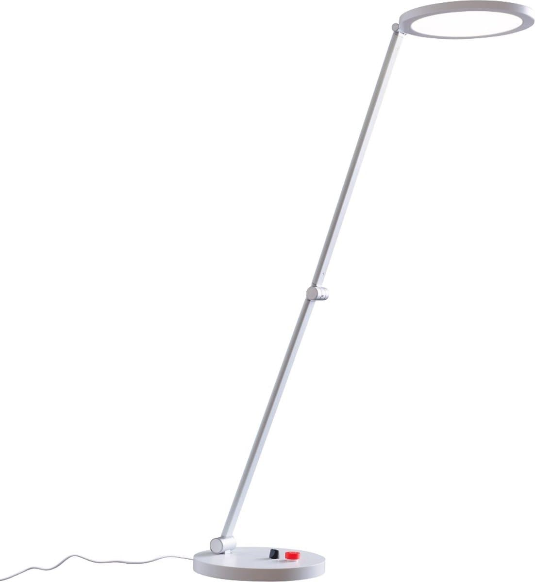 Daylight Tricolor Bureaulamp met LED - Tafellamp met dimmer - Leeslamp met flexibele arm - 3 Lichtkleuren - Dimbaar - LED - Wit thumbnail 3
