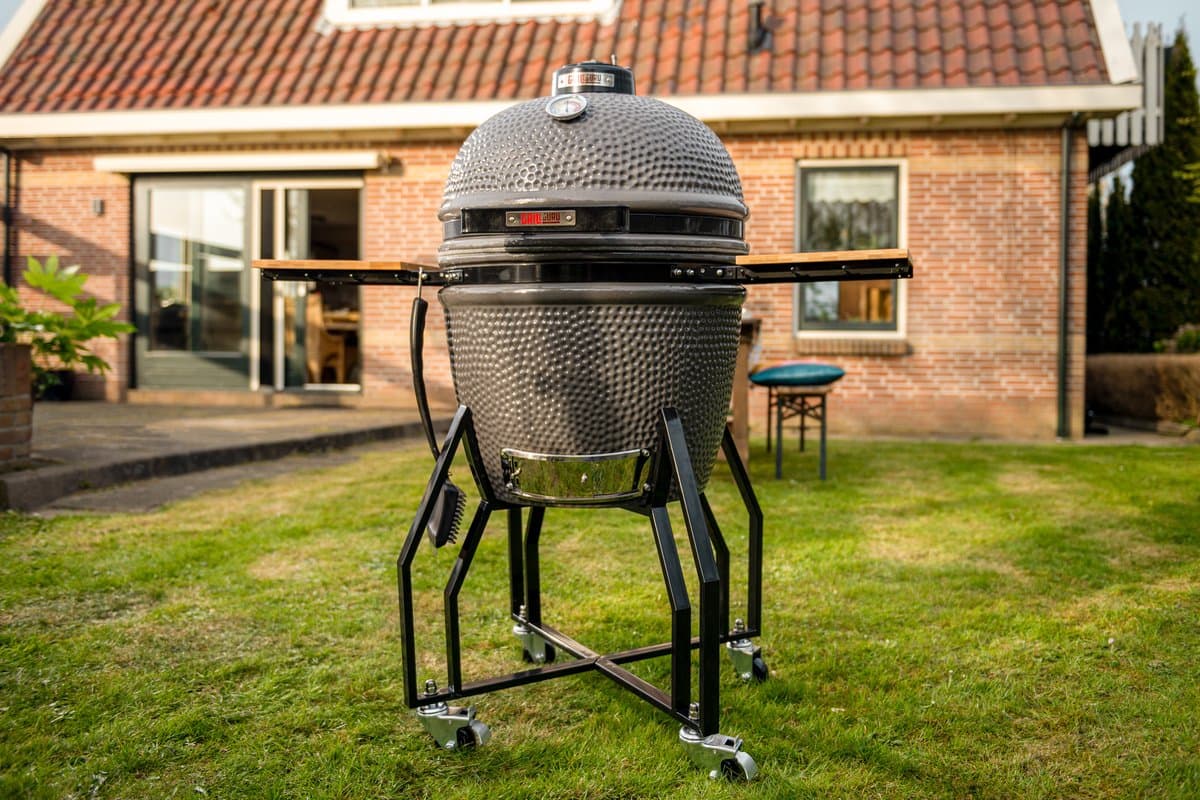 Grill Guru Kamado Barbecue Original Large ø47cm / ø18,5inch - Compleet - Grijs thumbnail 7