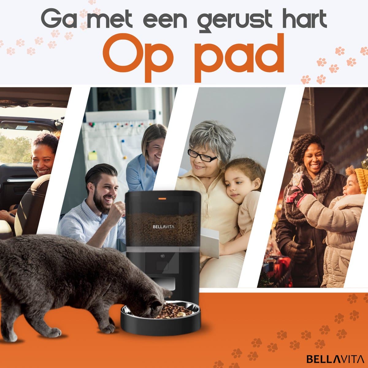 BELLAVITA® Automatische voerbak met Camera - Zwart - Voerautomaat Met App - Voerbak hond - Smartphone Besturing - Voerinhoud 6 Liter - Voor Katten en Hondenvoer - Droogvoer - Automatische voerbak thumbnail 8