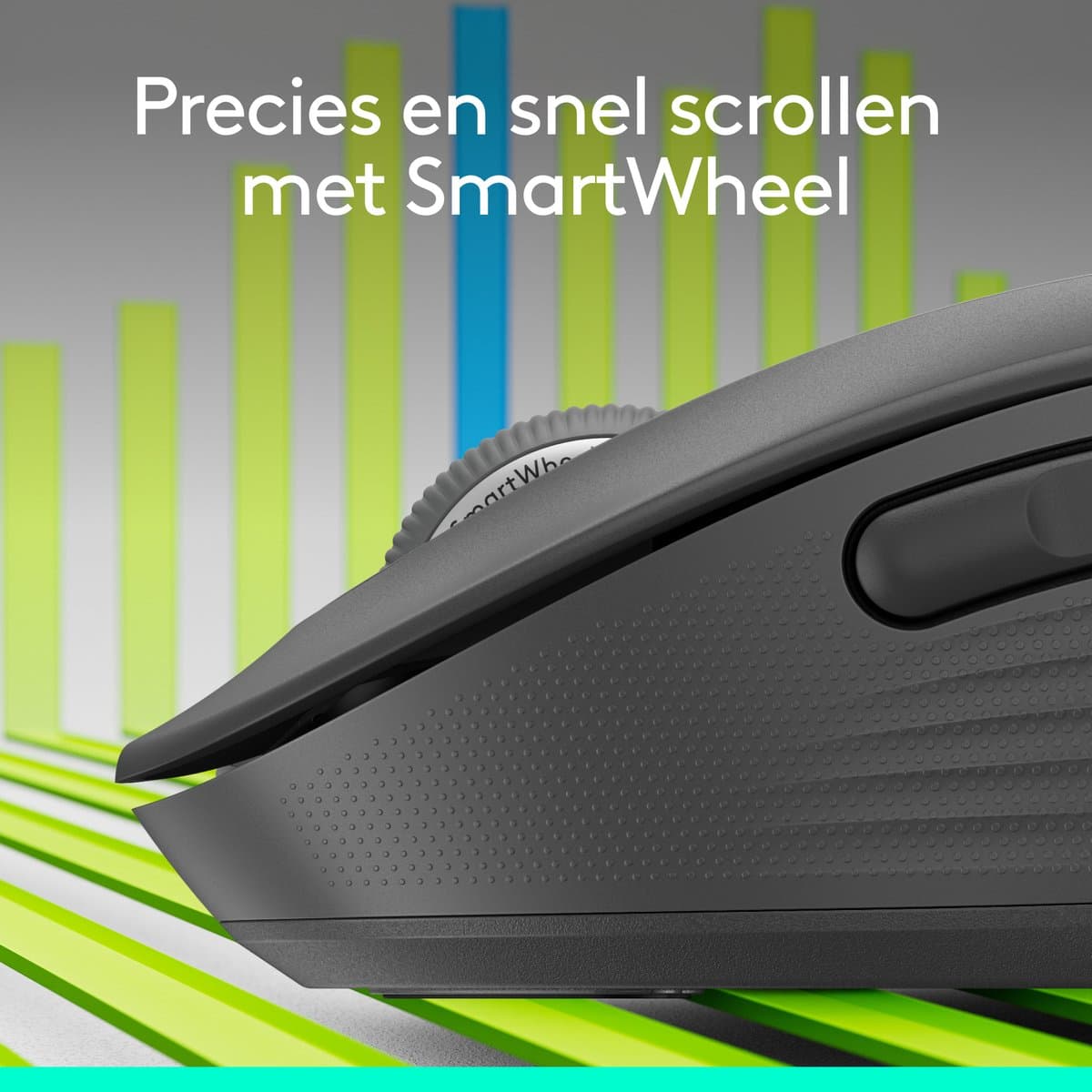 Logitech Signature M650 L - Draadloze Muis - Met Bluetooth - Graphite thumbnail 4