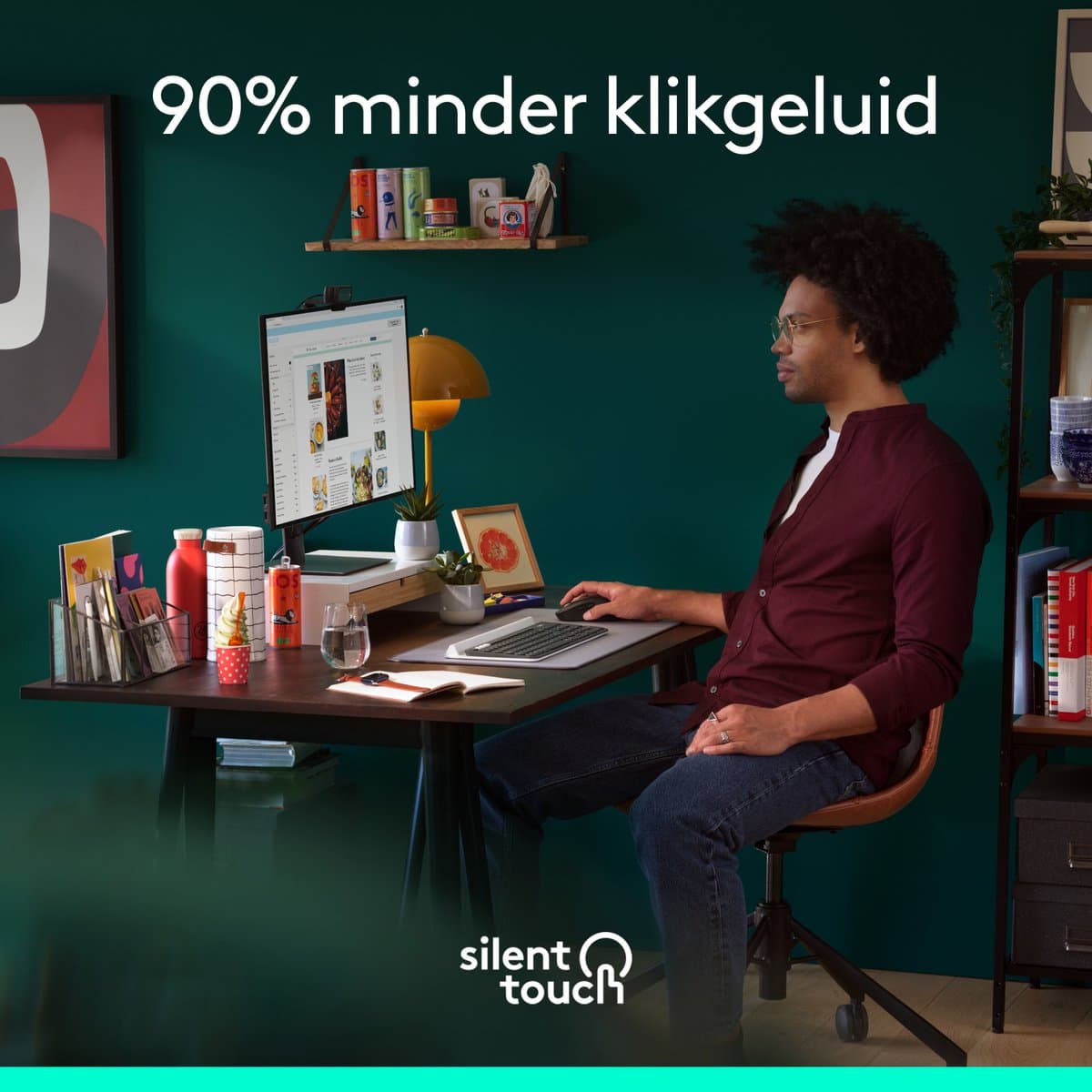 Logitech Signature M650 L - Draadloze Muis - Met Bluetooth - Graphite thumbnail 3