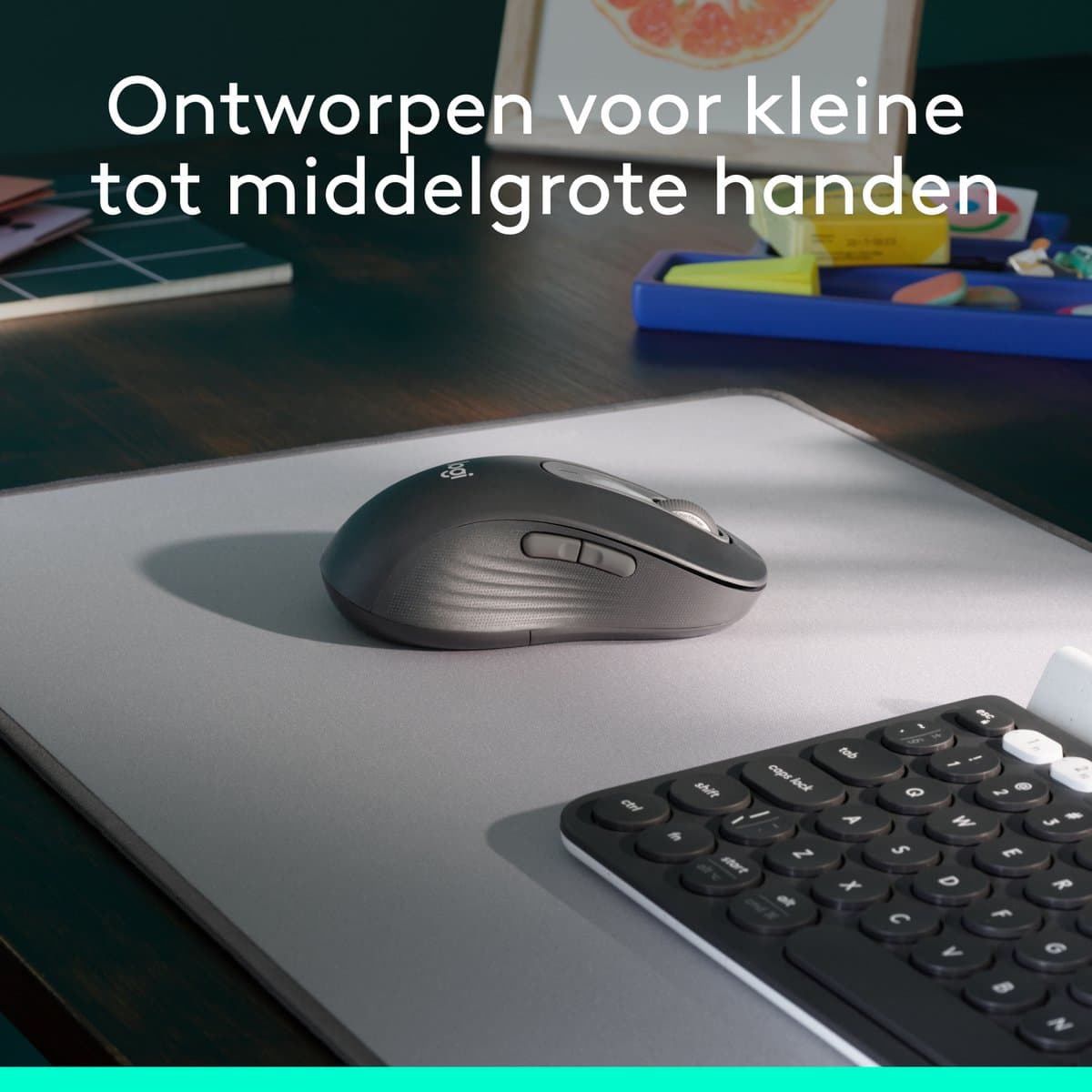 Logitech Signature M650 L - Draadloze Muis - Linkshandig - Graphite thumbnail 3