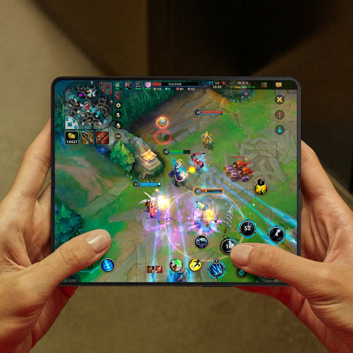 Samsung Galaxy Z Fold4 19,3 cm (7.6") Drievoudige SIM Android 12 5G USB Type-C 12 GB 256 GB 4400 mAh Zwart thumbnail 2