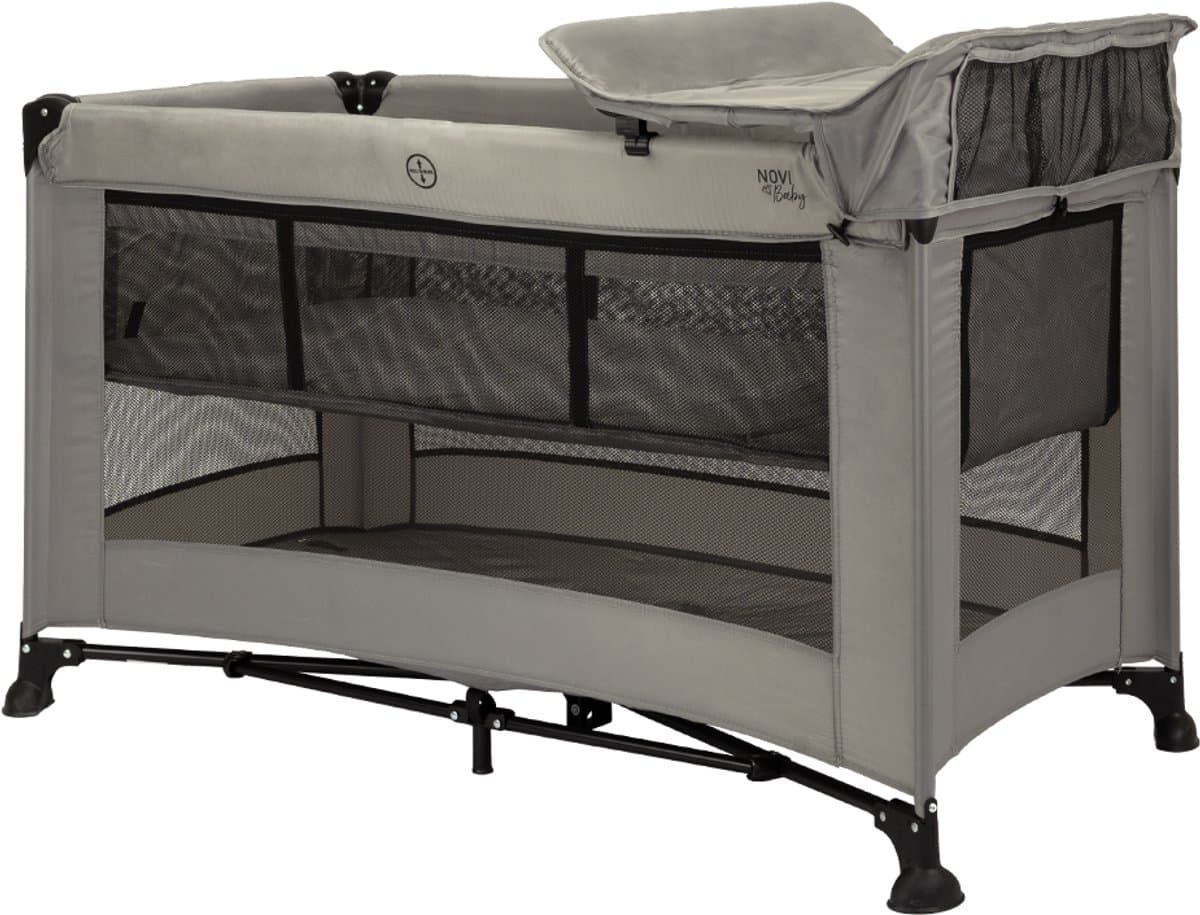 Novi Baby Kiki Luxe - Campingbed - Sand - reisbed - Inclusief transporttas - Inclusief verschoonblad - Inclusief bodemverhoger thumbnail 4