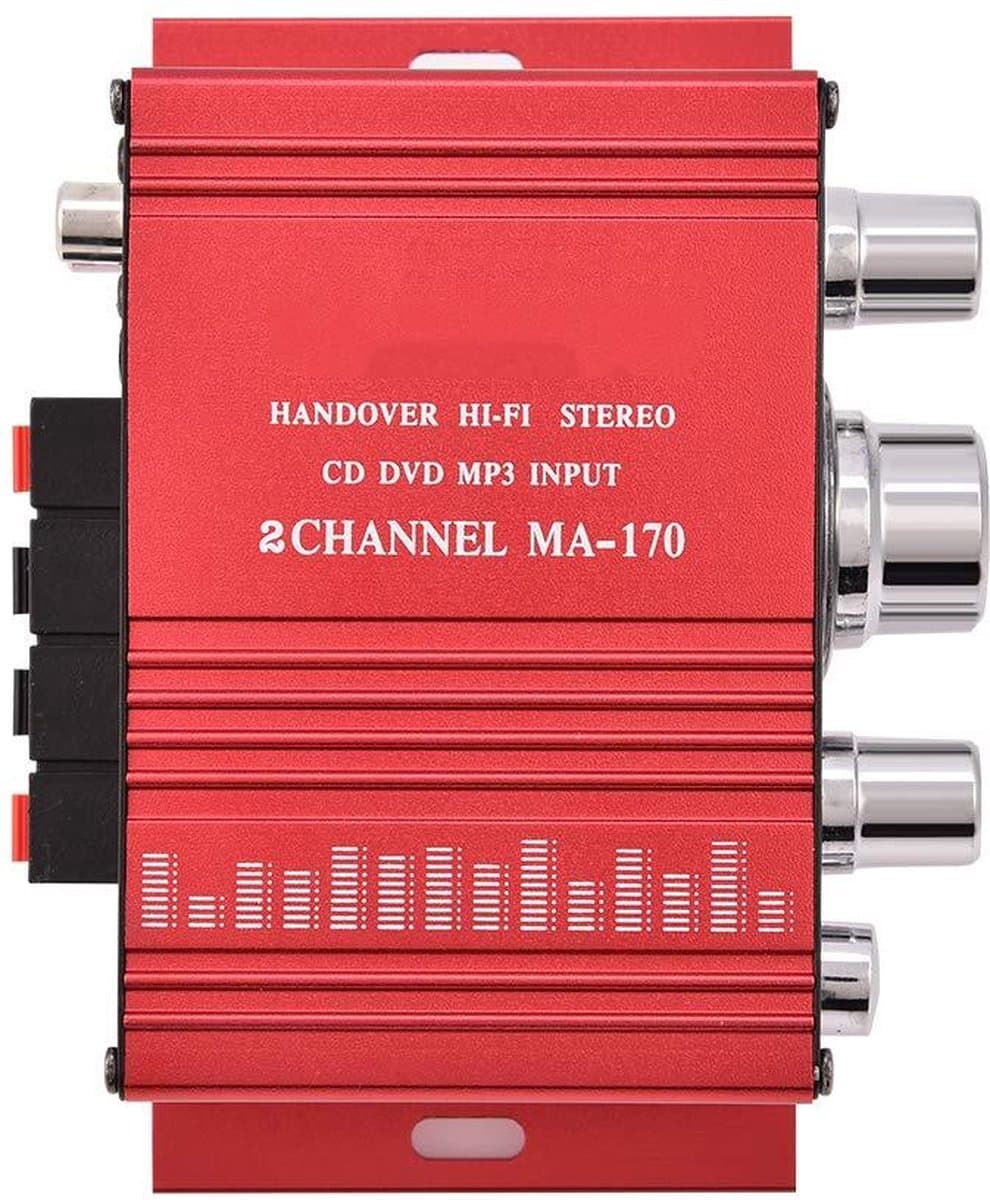 By shayne - Car HiFi Audio Stereo Amplifier - 2 Kanaals Digitale Audio Versterker - Aluminium - 20W Vermogen - Ideaal voor Auto - Compact Model thumbnail 2