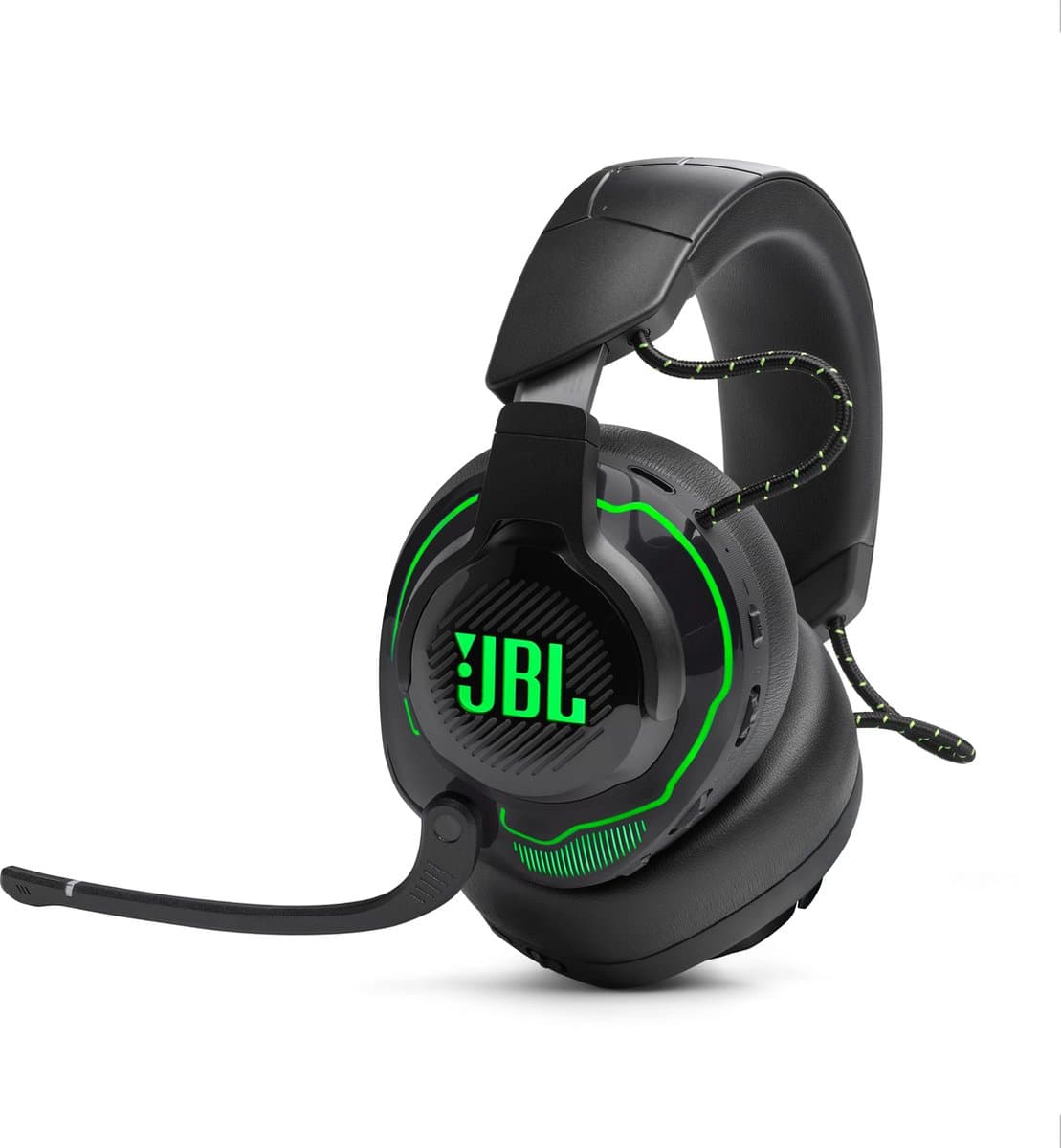 JBL Quantum 910X - Draadloze Headset met Lage Latency - 2.4 GHz & Bluetooth - Active Noise Cancelling - 3D Headtracking Audio - 37 uur batterij - Xbox & Multi-Platform - Zwart