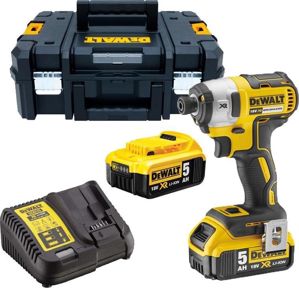 DeWalt DCF887P2-QW accu-slagschroevendraaier 2x 5.0Ah accu thumbnail 4