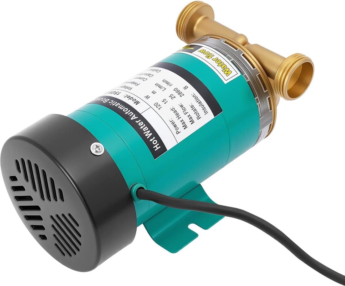 Krachtige Automatische Drukverhogingspomp voor Huis en Tuin - 120W RVS Pomp thumbnail 5