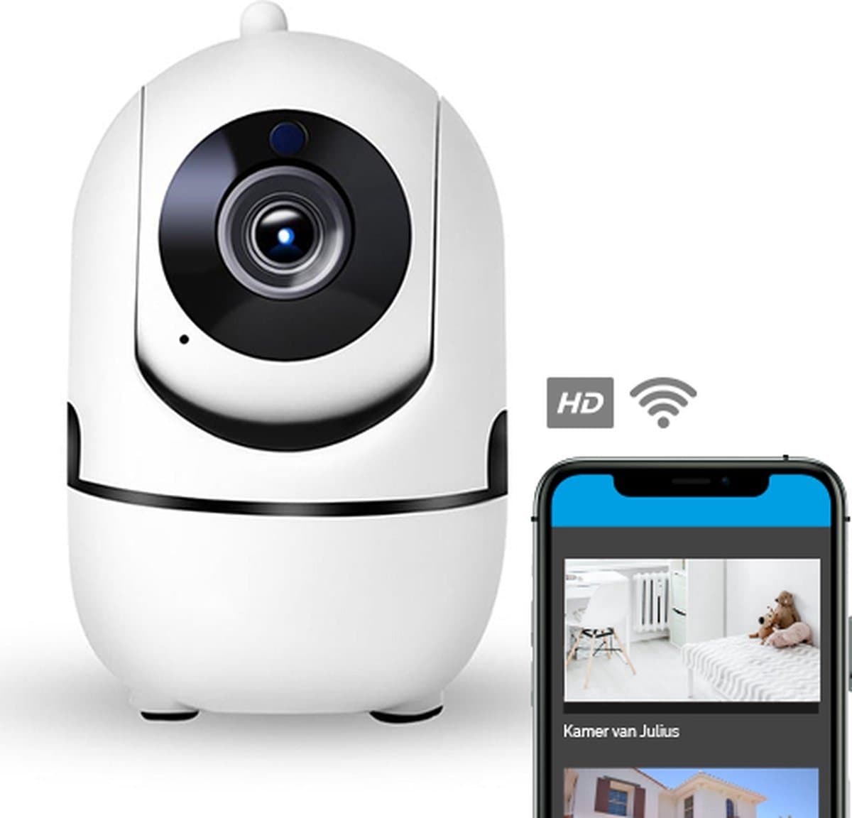 Pearl Life Camera - HD huisdiercamera met nachtzicht en 2-weg audio - afbeelding 1