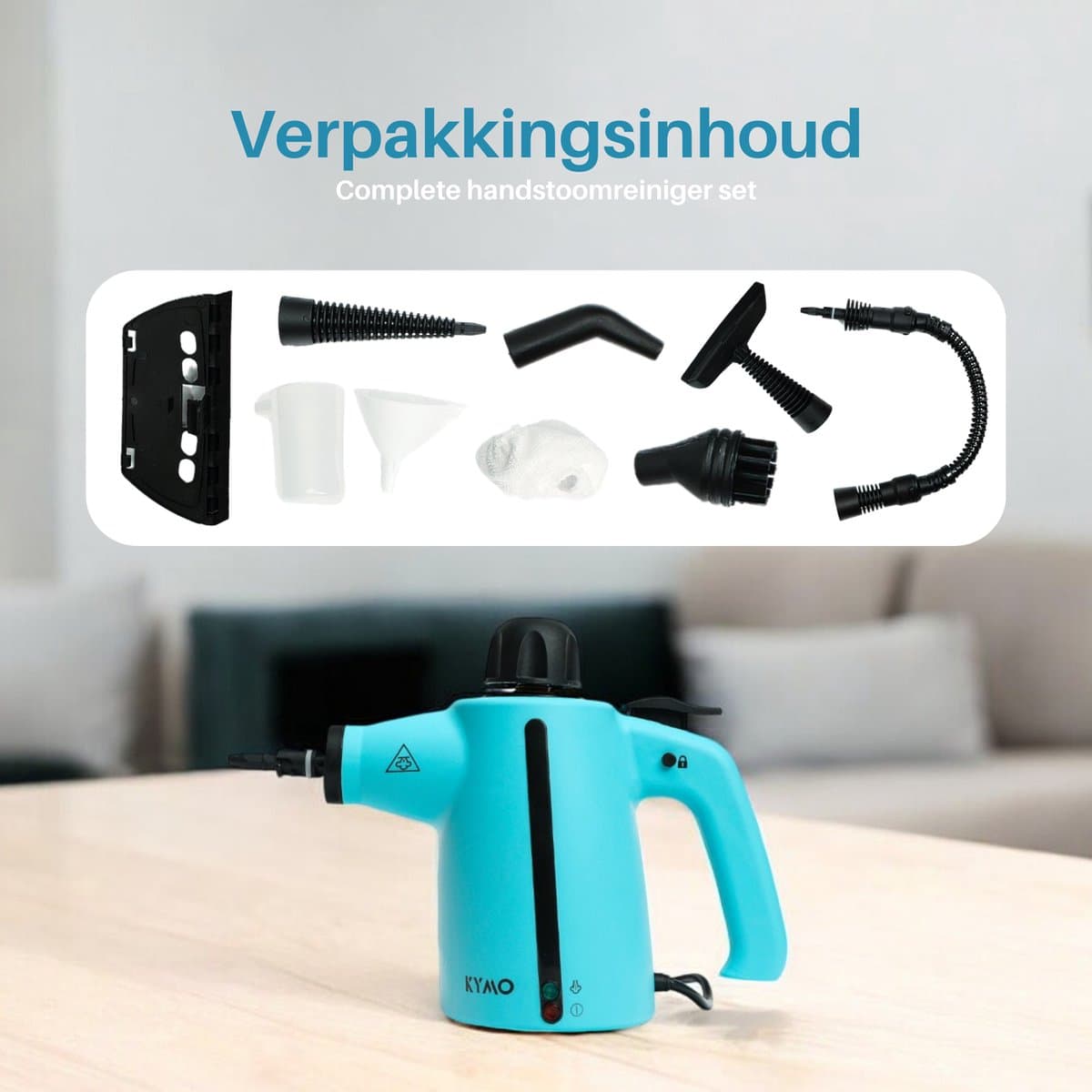 Kymo Handstoomreiniger Plus – 4 bar, 10+ min stoom thumbnail 6