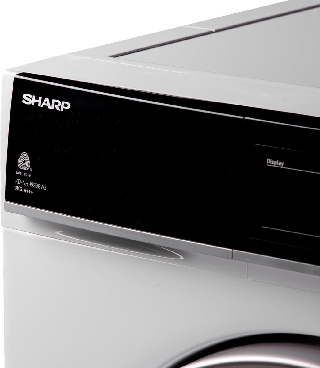 Sharp KDNHH9S8GW3BX 9kg warmtepomp droger - energiezuinig thumbnail 8