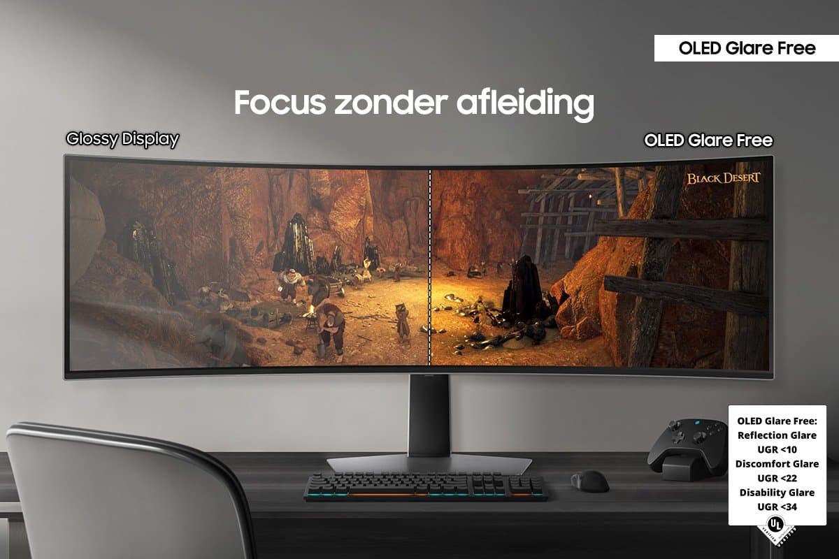 Samsung Odyssey G9 - 49" OLED ultrawide 240Hz gamingmonitor thumbnail 8
