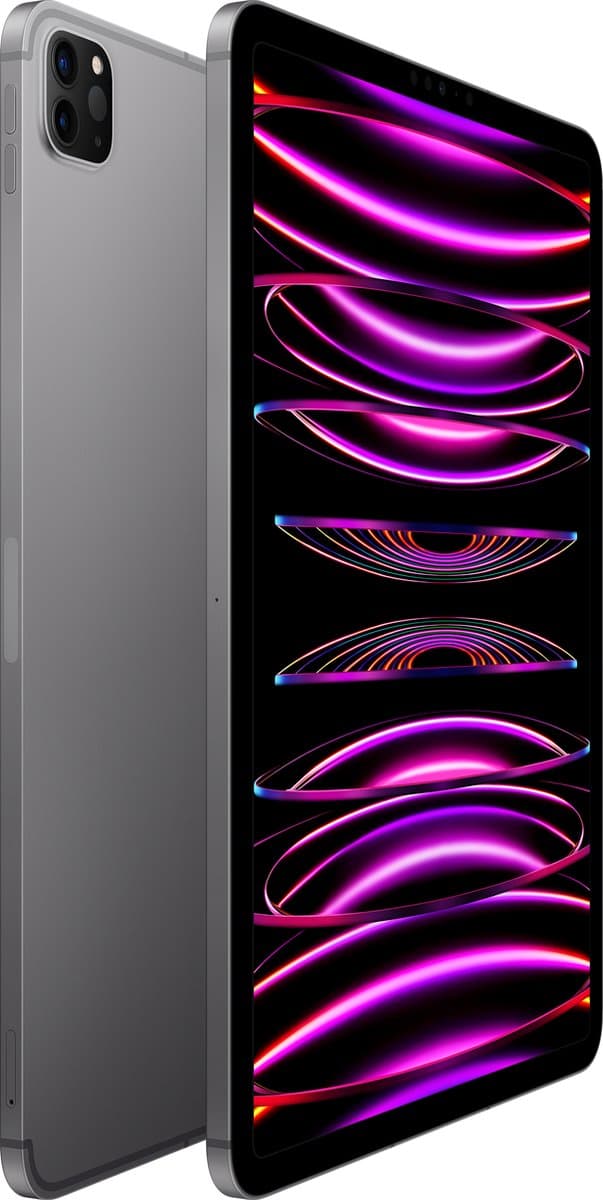 Apple iPad Pro (2022) - 11 inch - WiFi + 5G - 512GB - Spacegrijs - 6e generatie thumbnail 4