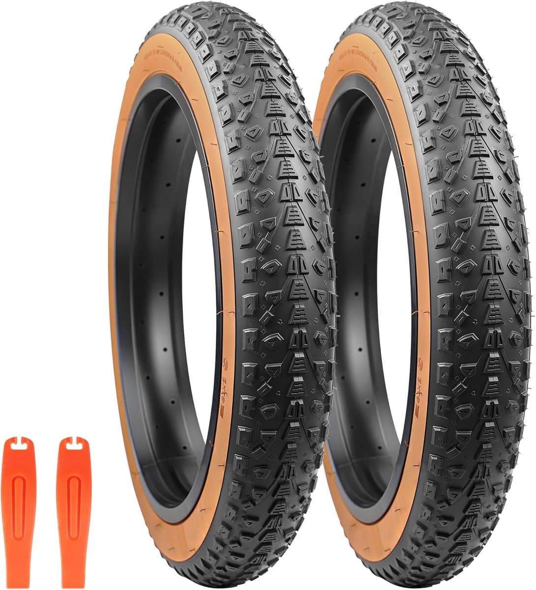 Binnenband Fatbike 20x4.0 - Fatbike Banden - Zwart/Bruin - Optimale Grip - Duurzaam Ontwerp - Voor E-bikes en Fatbikes thumbnail 5