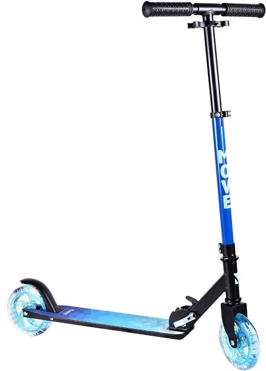 Step - Move Scooter 145 LED Blue Sky - Blauw - Lichtgevende Wielen - Vouwbaar - Stuur In De Hoogte Verstelbaar - Vanaf 3 jaar thumbnail 3