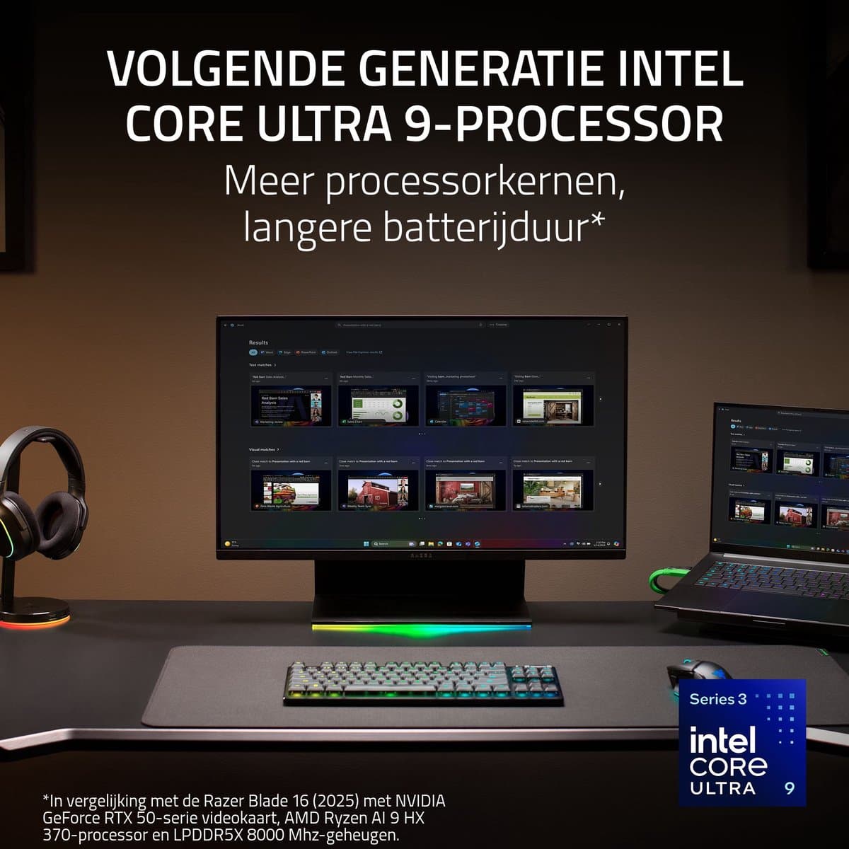 Razer Blade 16 Gaming Laptop - 16" QHD+ 240Hz OLED - Intel Ultra 9 - 64GB RAM - RTX 5090 - 2TB - QWERTY thumbnail 7