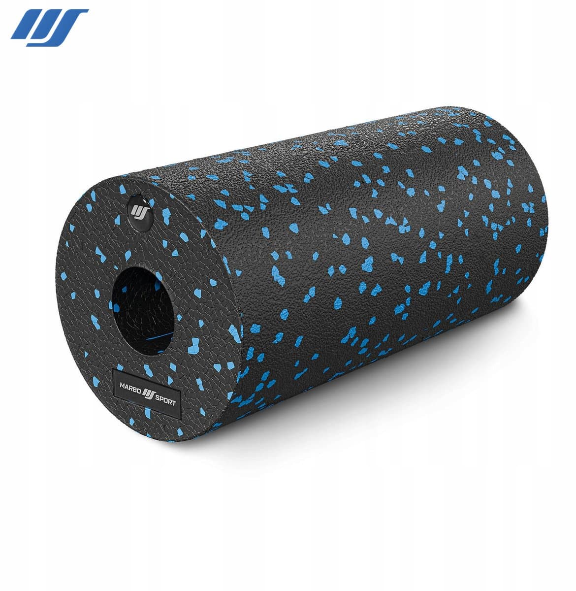 Marbo Sport - Massage roller - Foam Roller - MSR-EPP-30-BLACK-BLUE - EPP foam roller - 30 cm - Voor spierherstel en fascia massage - zwart-blauw thumbnail 2