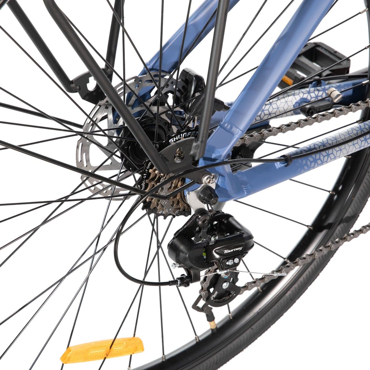 HILAND Allanton Elektrische Mountainbike 27,5 inch – E-MTB Unisex met Hydraulische Schijfremmen – 250W Motor – 36V 10.4Ah Accu – 7 Versnellingen thumbnail 3