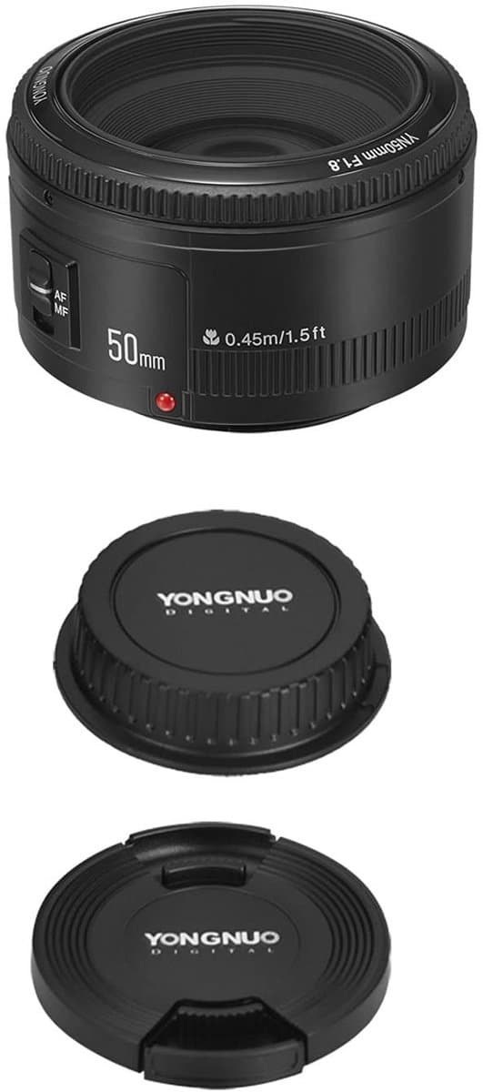 Allecto - Yongnuo YN 50mm F/1.8 AF/MF Lens voor Canon EF Camera's thumbnail 4
