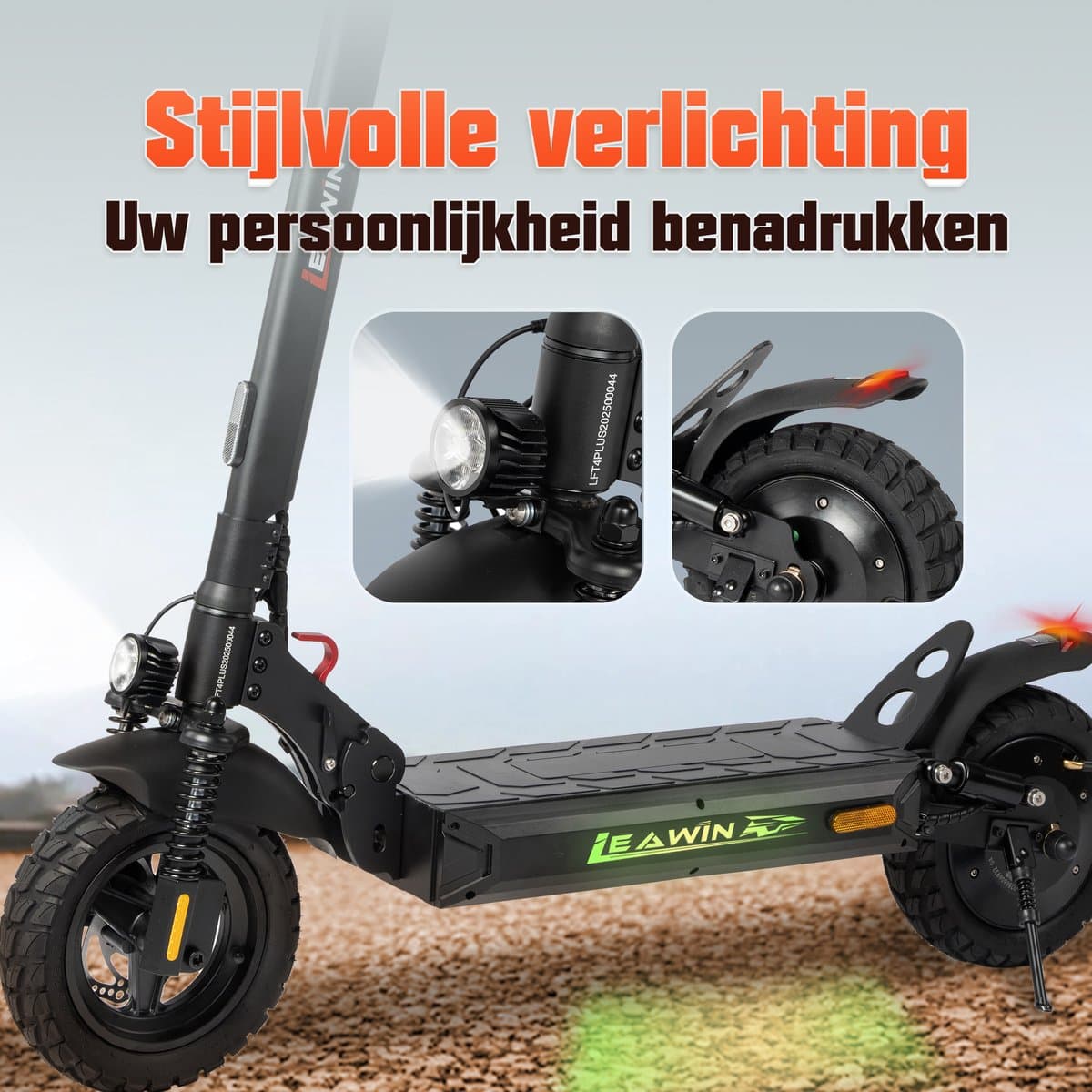 LEAWIN T4 E-Step: 873 Wh accu, 60 km bereik, 500W thumbnail 8