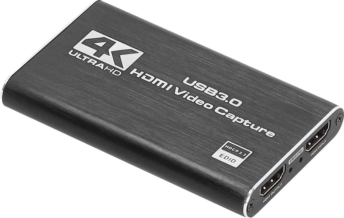 Lexium Capture card 4K - Game Capture Card - Video Grabber - Video Capture Card 4K