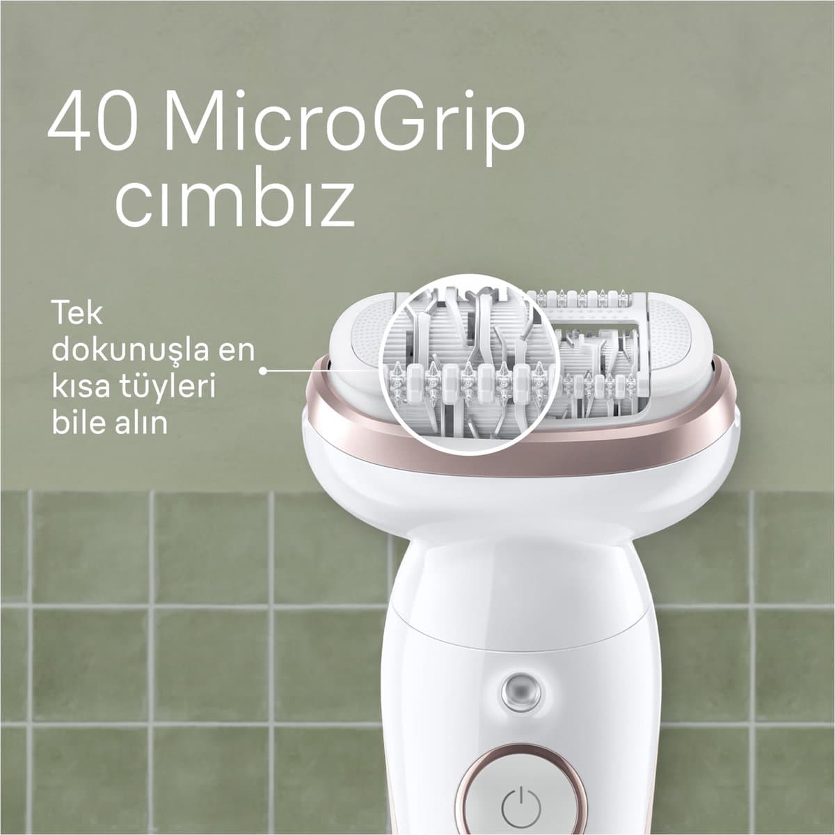 Braun Silk-épil 9 - Epilator met Ladyshave opzetstuk - Goud/Wit - Wet & Dry thumbnail 5