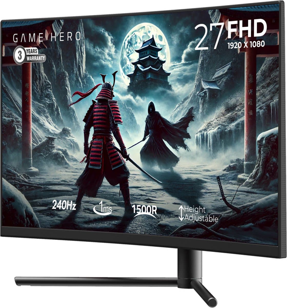GAME GAME HERO 27" Curved: 240Hz VA, 1ms, Full HD thumbnail 8