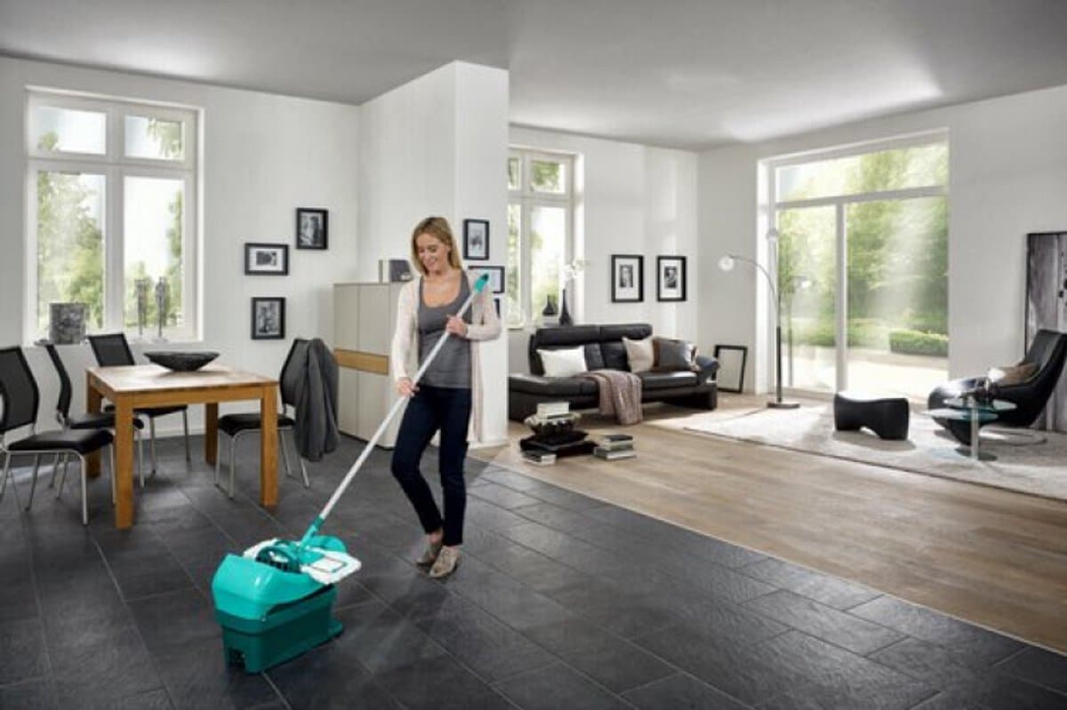 Leifheit Profi XL vloerwisser - compleet systeem - micro duo - met wieltjes - 42 cm wisbreedte - 8 ltr emmer thumbnail 6