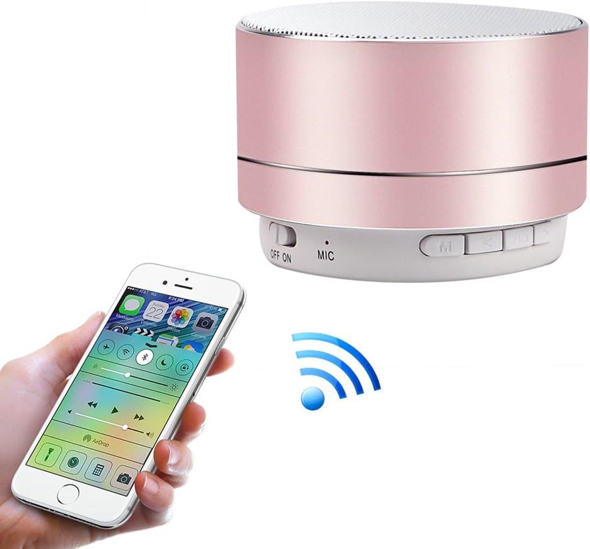 TuseRxln TuseRxln Bluetooth-speaker – draagbare 10W speaker met RGB thumbnail 5