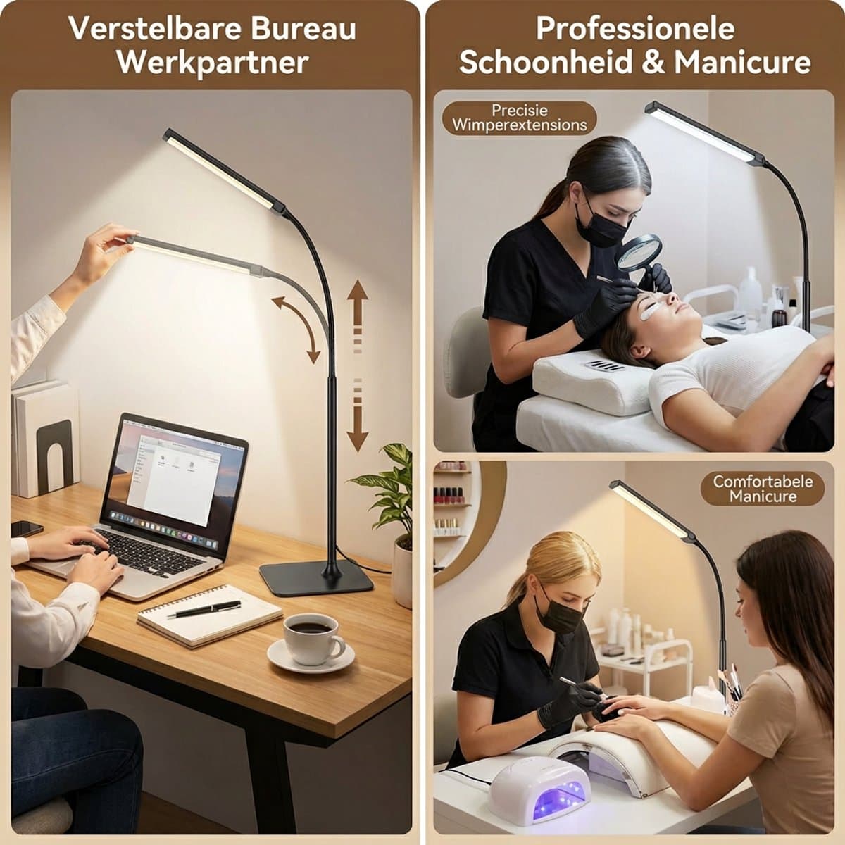MUPOO Dimbare LED Vloerlamp - Flexibel verstelbaar, 10W USB thumbnail 8