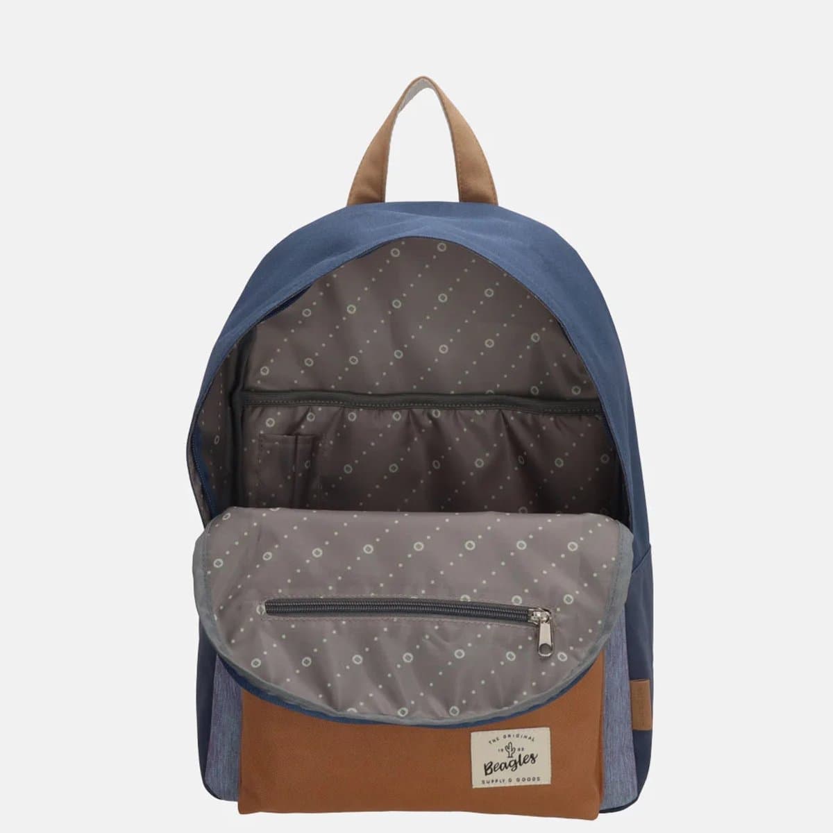Beagles Originals Mulit Color Rugzak - School Tas - Rugtas - Kinderrugzak - 6-10 Jaar - Tablet Vak - Chromebook Vak - Jeansblauw thumbnail 8
