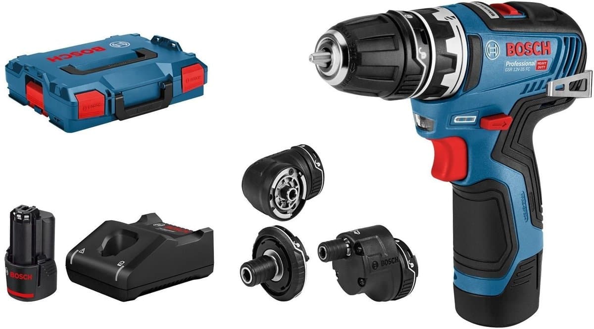 Bosch Professional GSR 12V-35 FC Flexi Clic accu-schroefboormachine